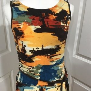 Nine & Co. Dresses - Nine & Co. Safari Print Sleeveless Dress Size 4 Nine & Co. Dresses - Nine & Co. Safari Print Sleeveless Dress Size 4